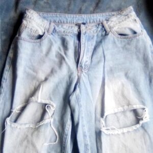 SheinSxy Lose Mom Straight Leg Jean.